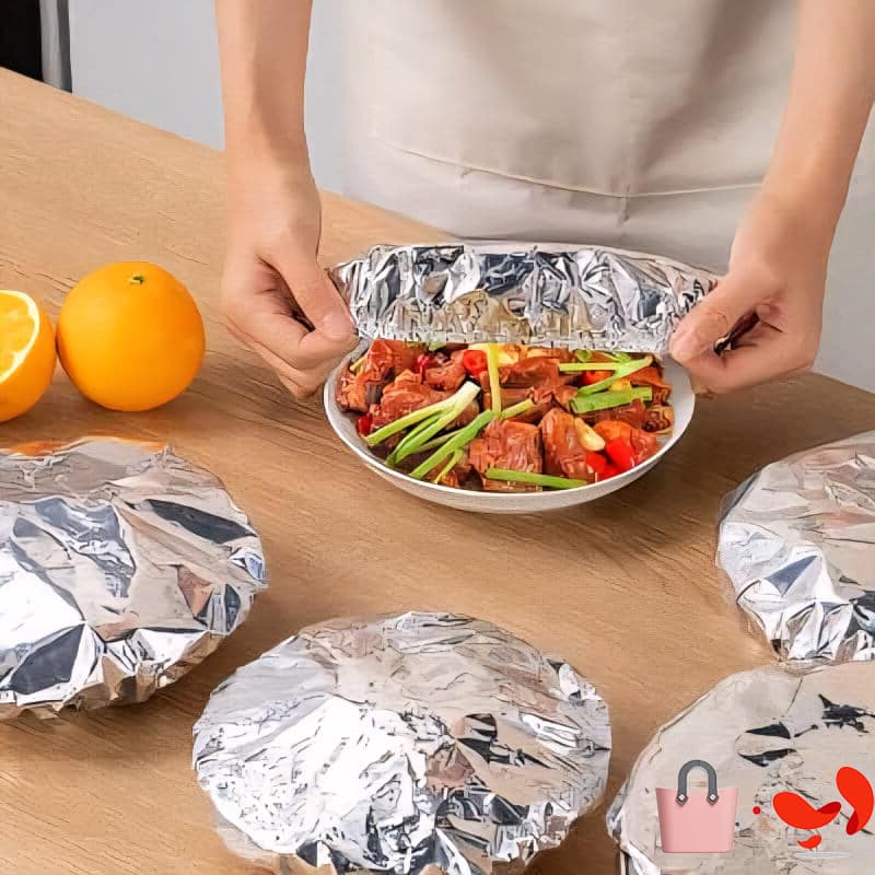 کاور مواد غذایی آلومنیومی